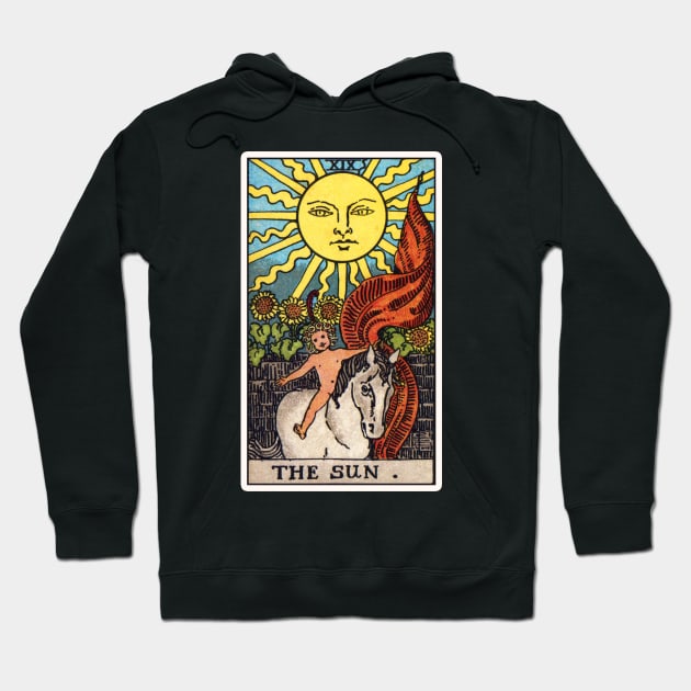 The Sun Tarot Card Hoodie by visionarysea